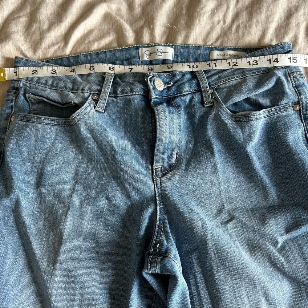 Jessica Simpson Light Blue Straight Leg Denim Jeans - Picture 5 of 7